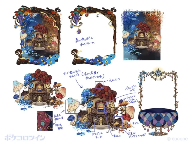 クノオさんコラボのココリウムアイテム設定資料