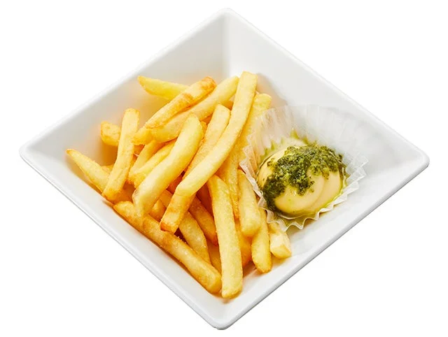 かっぱ寿司のフライドポテトバジルマヨ添え