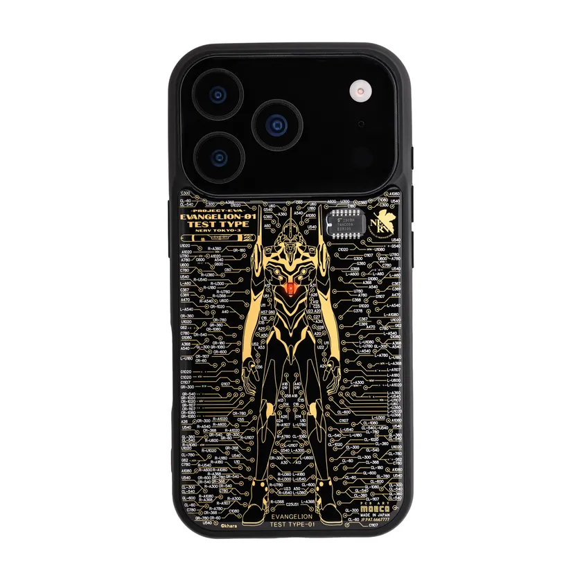 FLASH EVA01 基板アート iPhone 17 Proケース (正面)