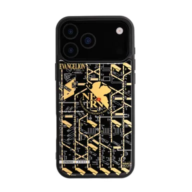 FLASH NERV 基板アート iPhone 17 Proケース LED発光イメージ (正面)