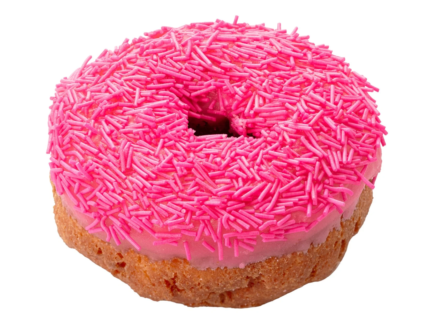 ピンクのアイシングとスプリンクルがかわいい「ピンクスプリンクルズ アイスケーキ」