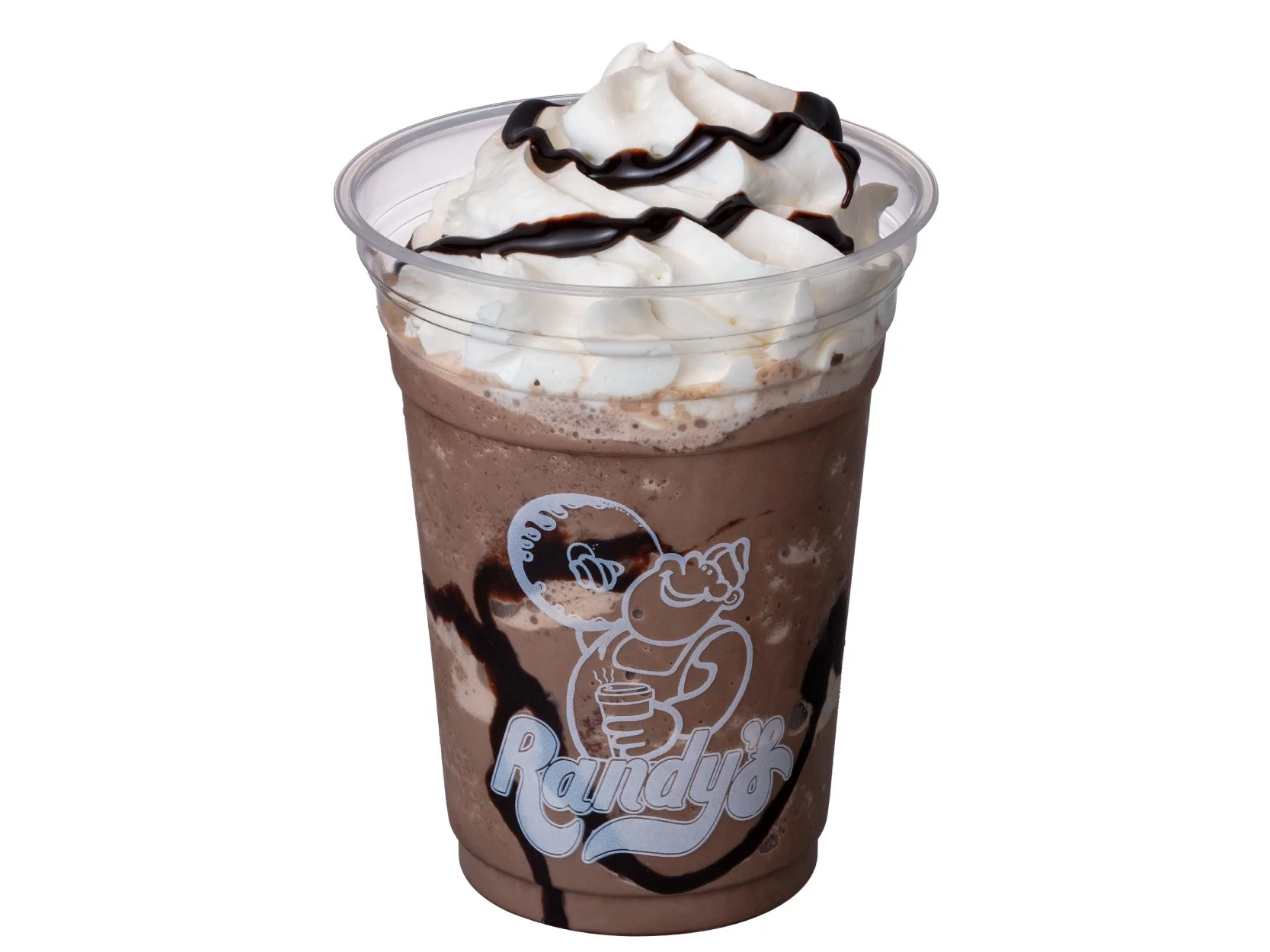 チョコレート風味のシェイクにホイップクリームをトッピングした「チョコレート ミルクシェイク」