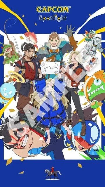 カプコンの人気キャラクターが集合したカプコンスポットライトのデジタル壁紙