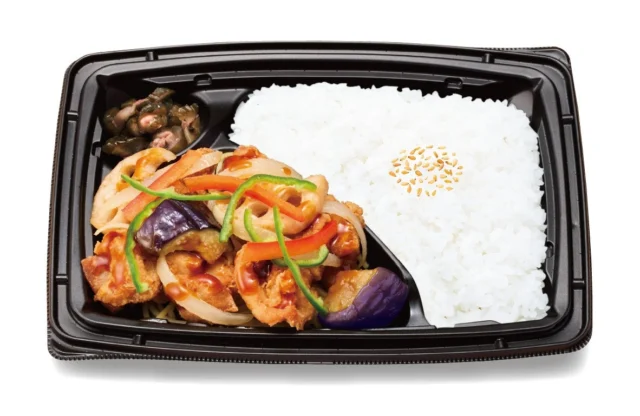 ほっかほっか亭 鶏の黒酢あんかけランチ弁当