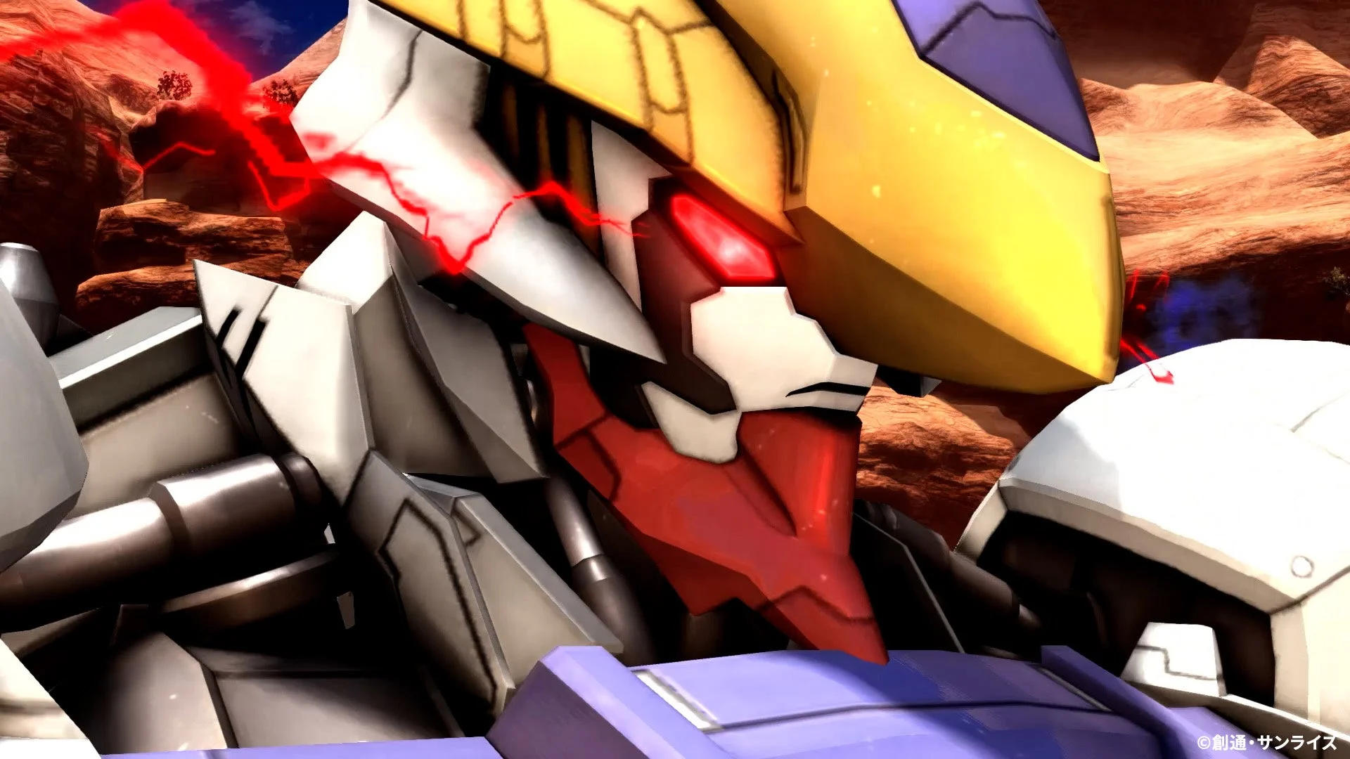 ガンダム・バルバトスルプスの迫力あるクローズアップ