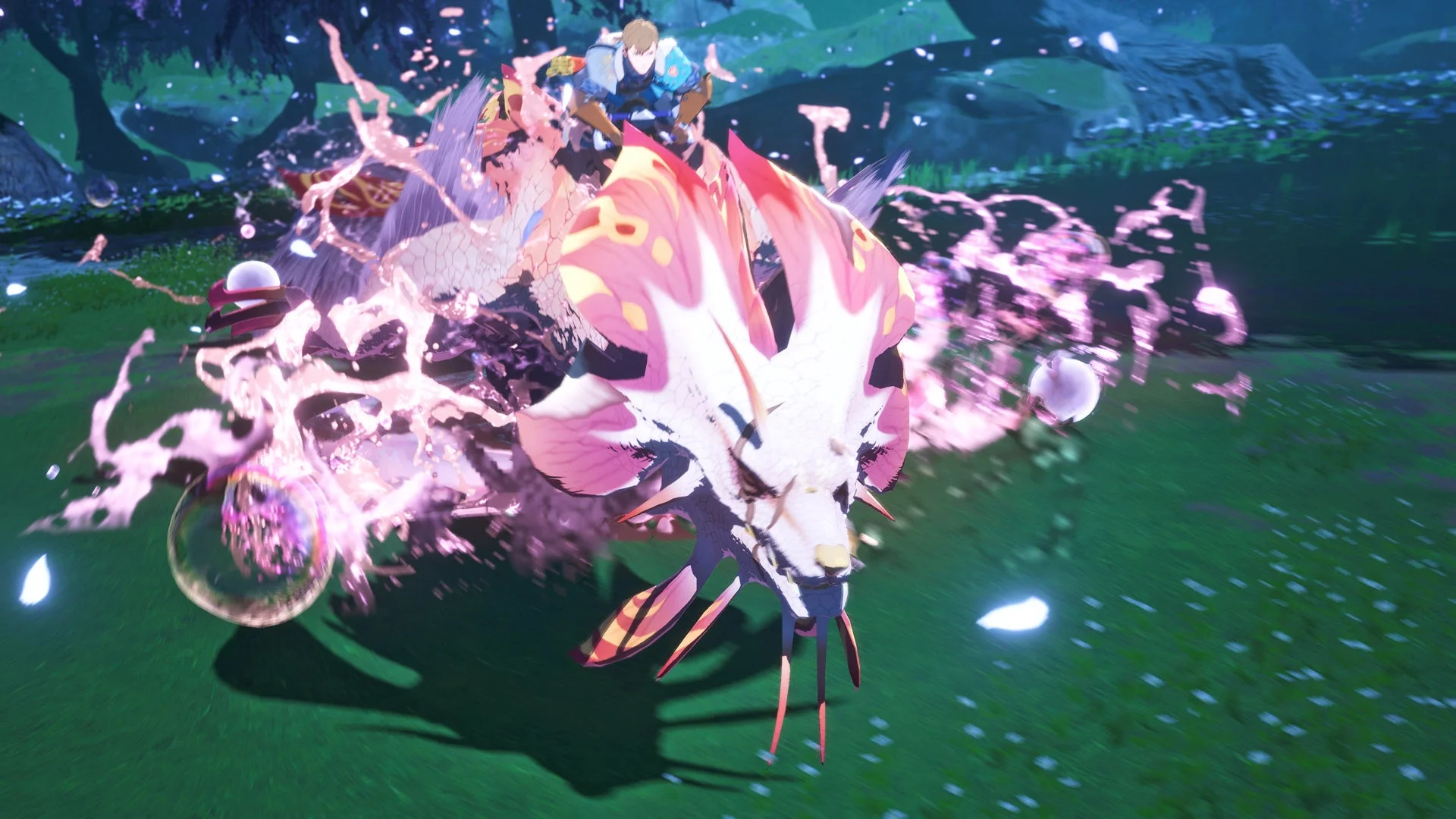 泡を用いた感応力で戦う天眼タマミツネ