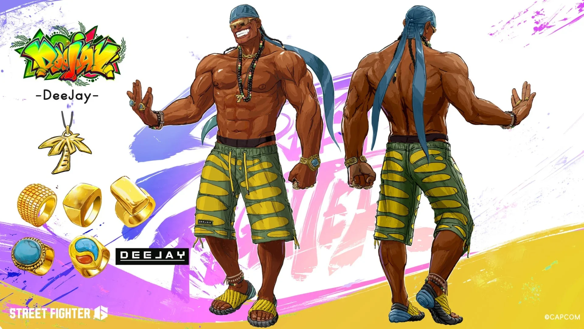 ディージェイのOutfit 4コスチュームデザインとアクセサリー