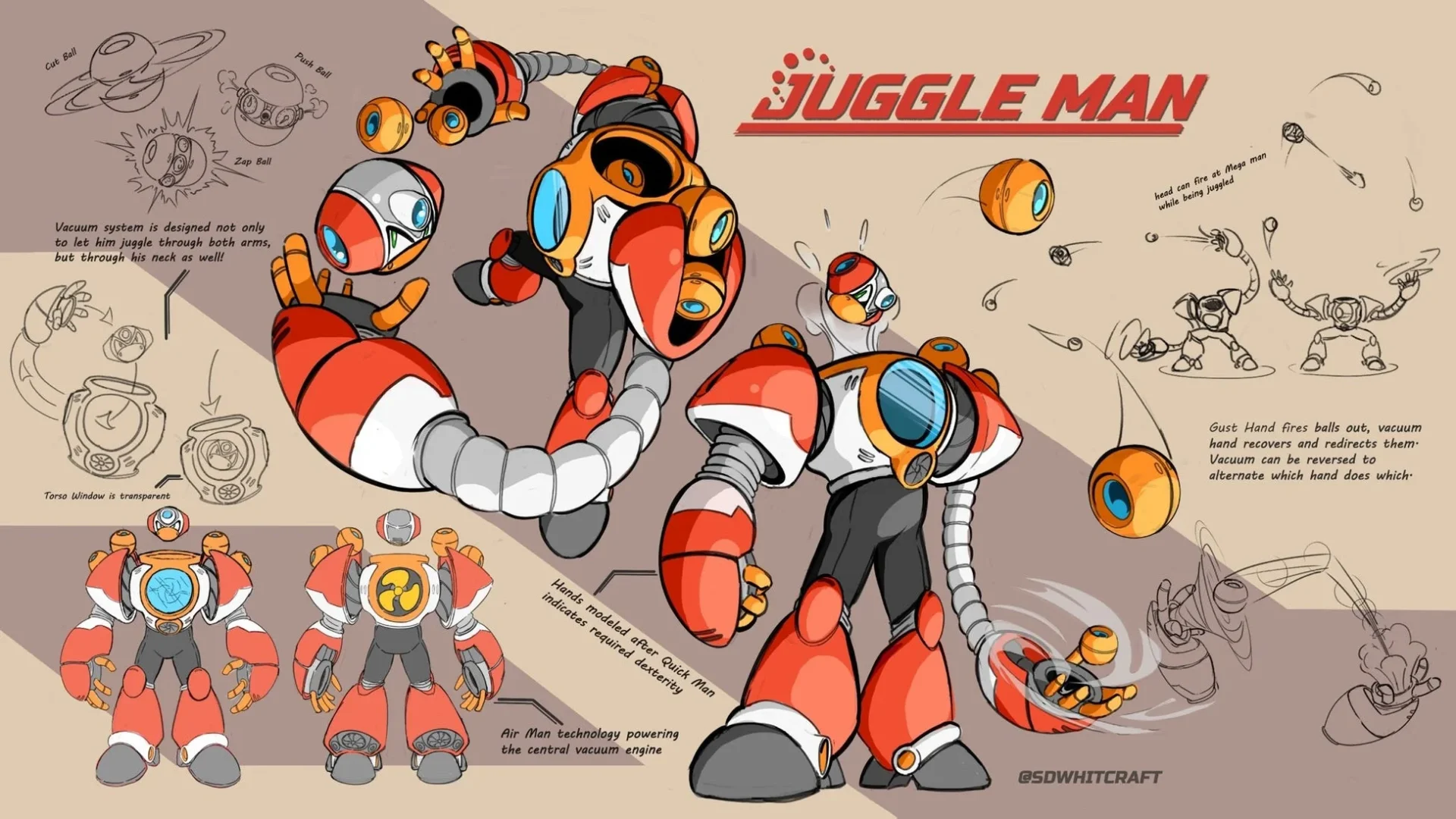 ボスキャラクターデザインコンテスト優秀賞「作品⑤ Juggle Man」