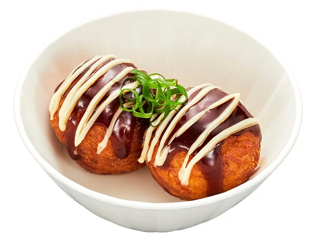 とろ～り大玉揚げたこ焼き2個。