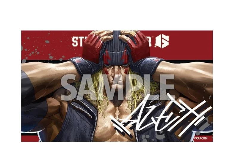 ストリートファイター6 アレックスの試遊特典オリジナルステッカー