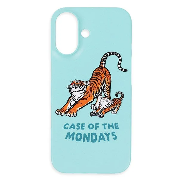 iPhone ハードカバーケース(マット)のトラ柄デザイン