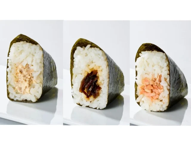 ツナマヨ、昆布、焼鮭のトップバリュ手巻おにぎり3種