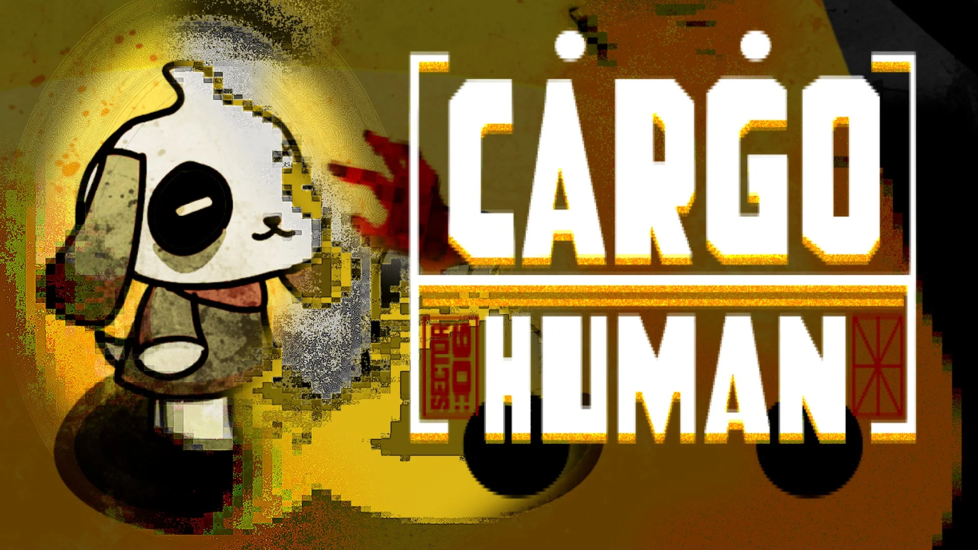 『CARGO:HUMAN』のタイトルロゴとキャラクター