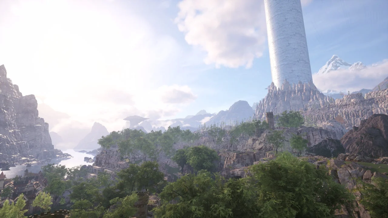 「Echoes of Aincrad」ゲーム内の美しいフィールド風景