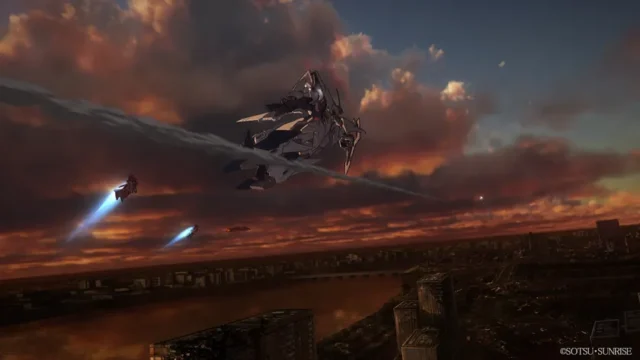 スペシャルムービー ハサウェイver.のモビルスーツ戦闘