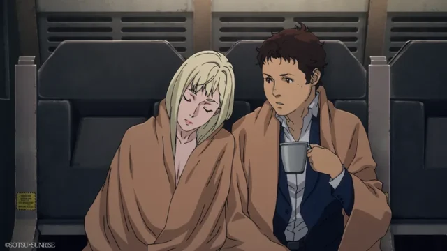 スペシャルムービー ギギver.の毛布に包まるギギとハサウェイ