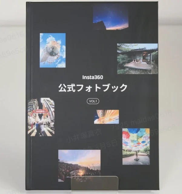 Insta360公式フォトブック Vol.1の表紙デザイン