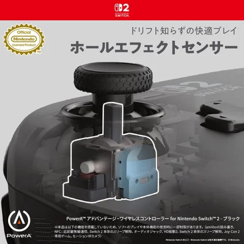 PowerAワイヤレスコントローラーに搭載されたホールエフェクトセンサーの構造