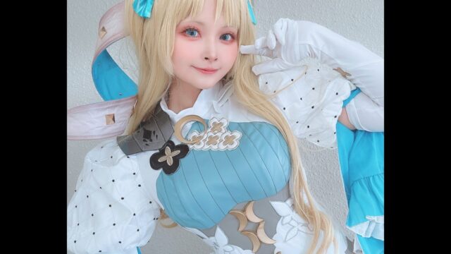 曲線美を引き立てる蒼き優雅さ！　天音ありぃ、『Fate/Grand Order』スペース・エレシュキガルのコスプレを披露