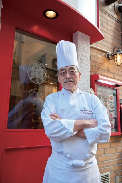 「レストラン大宮」大宮勝雄シェフのポートレート