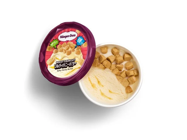 ハーゲンダッツ ロッキークランチー ソルティハニーバターの中身