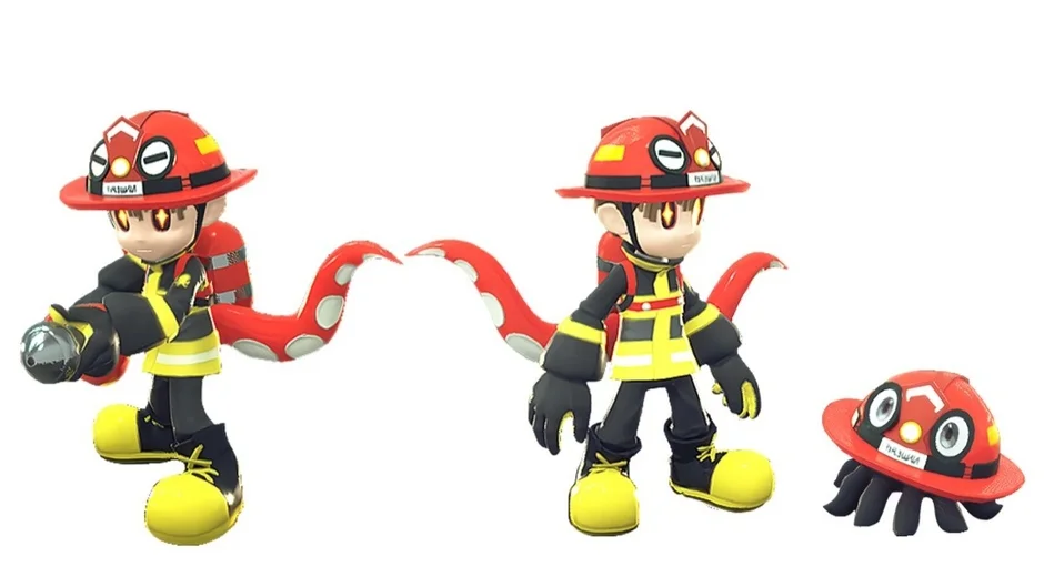 消防士のキャラクター 