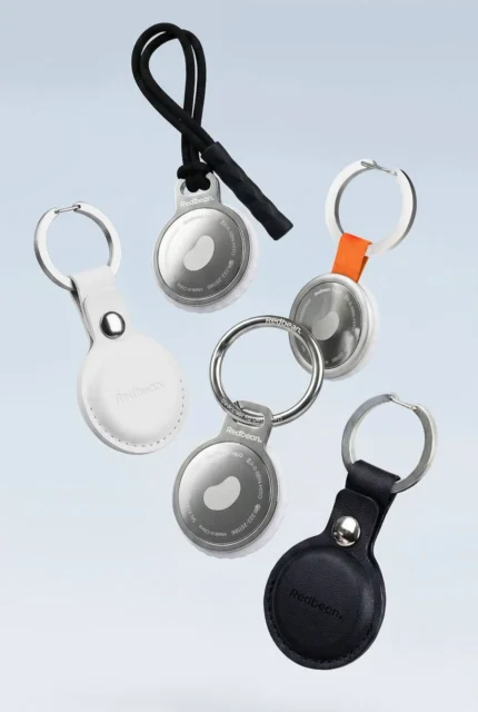 Redbean Tag.O用のエコレザーケースやカラビナなどのアクセサリー