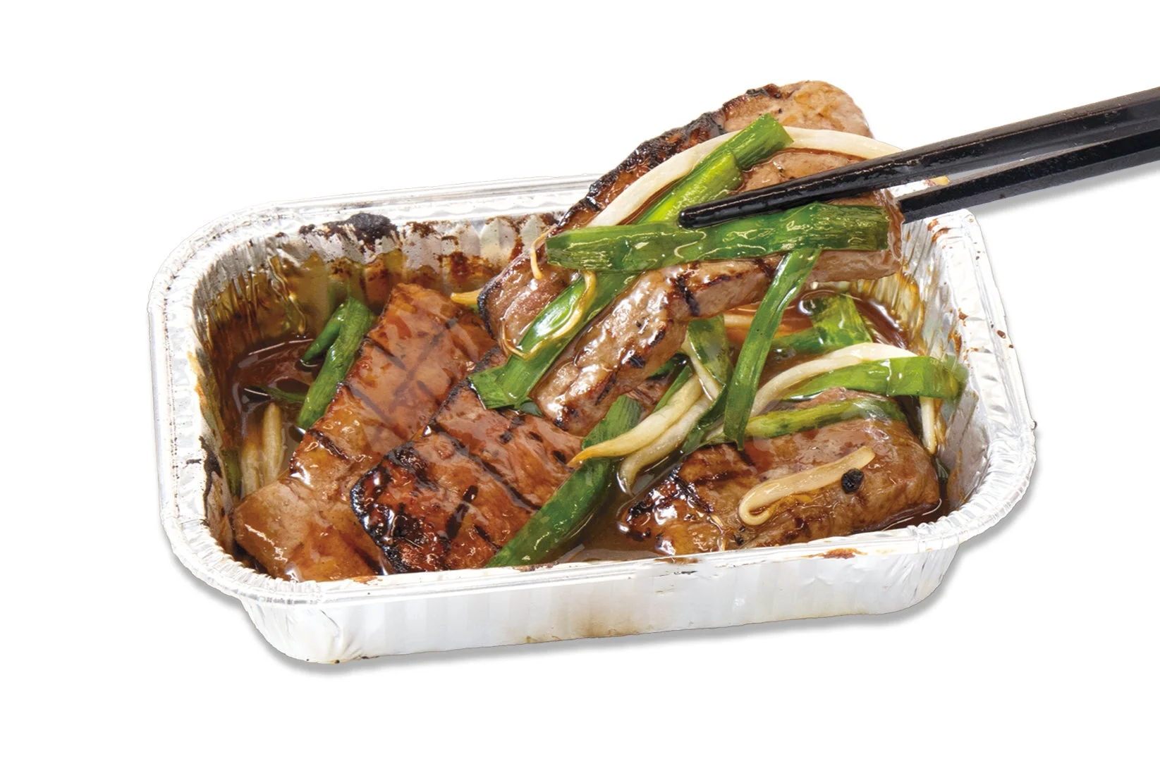 網で焼いて作るじゅうじゅうカルビならではのレバニラ炒め