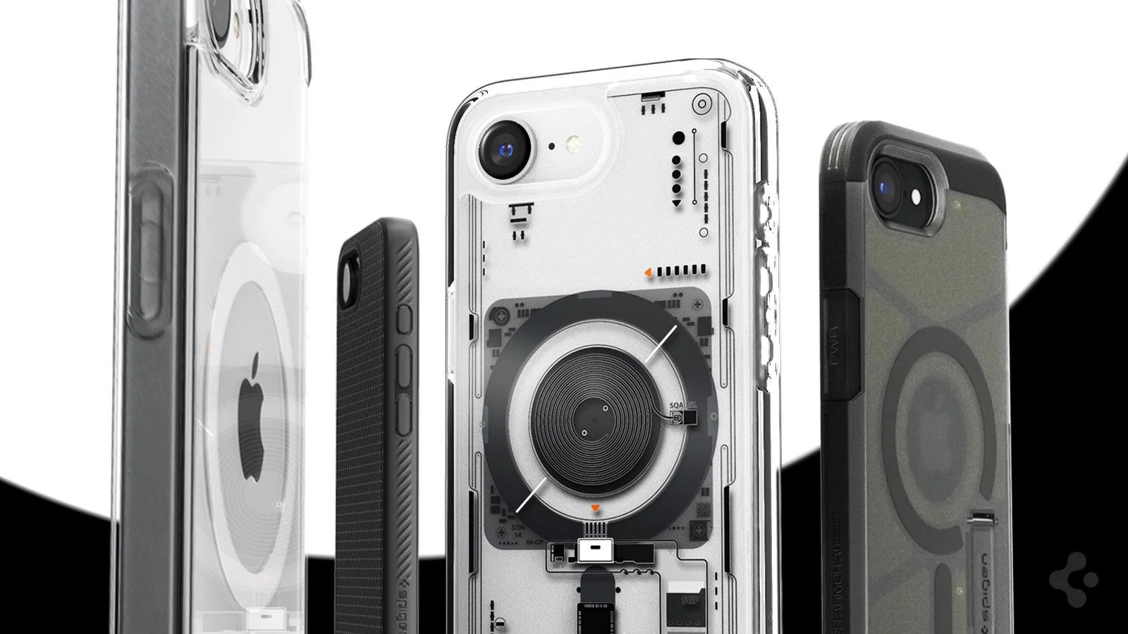 Spigenウルトラ・ハイブリッド・マグフィットとタフ・アーマーケース