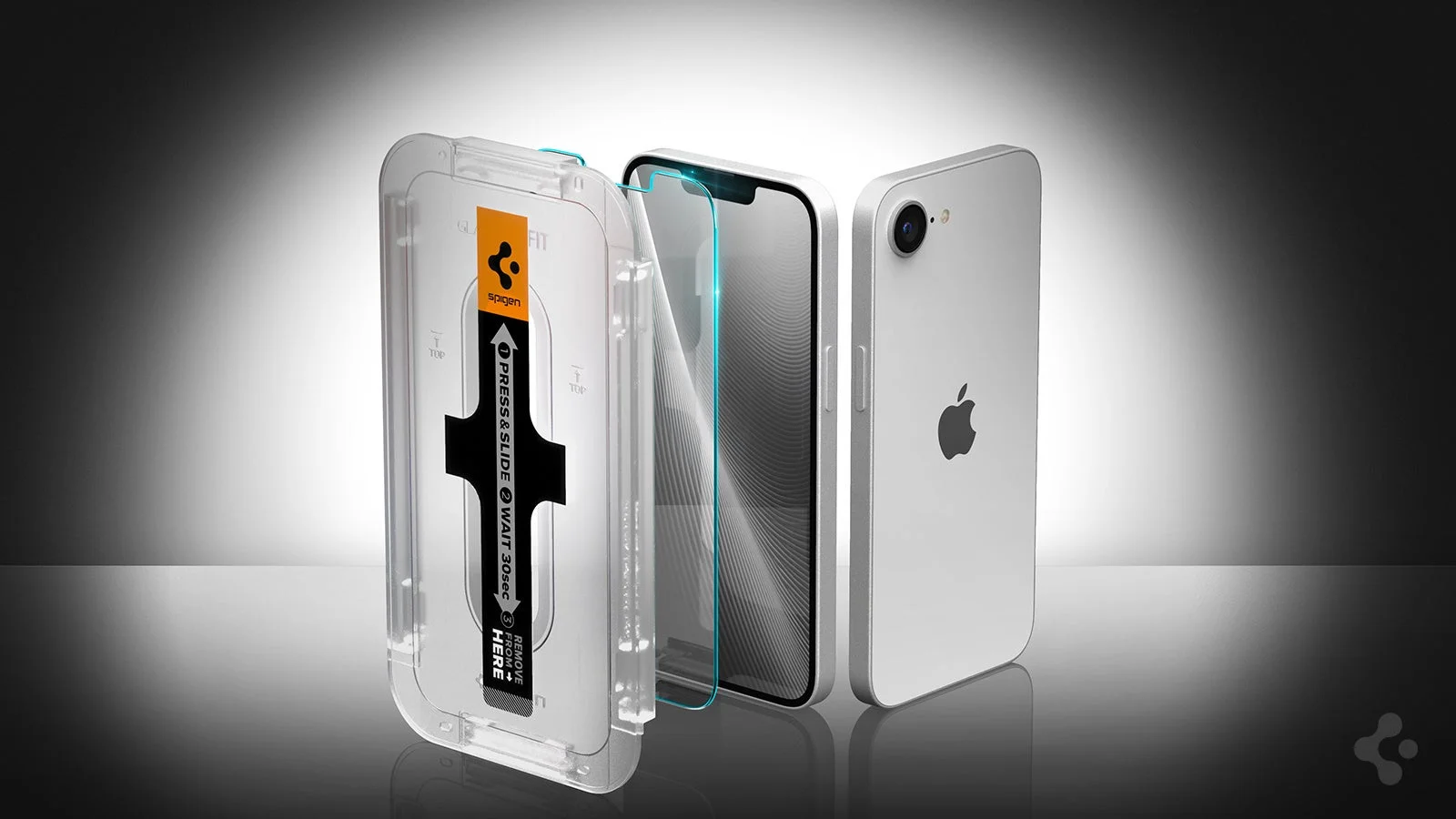 Spigen Glas.tR EZ Fit 強化ガラスフィルムと貼り付けキット