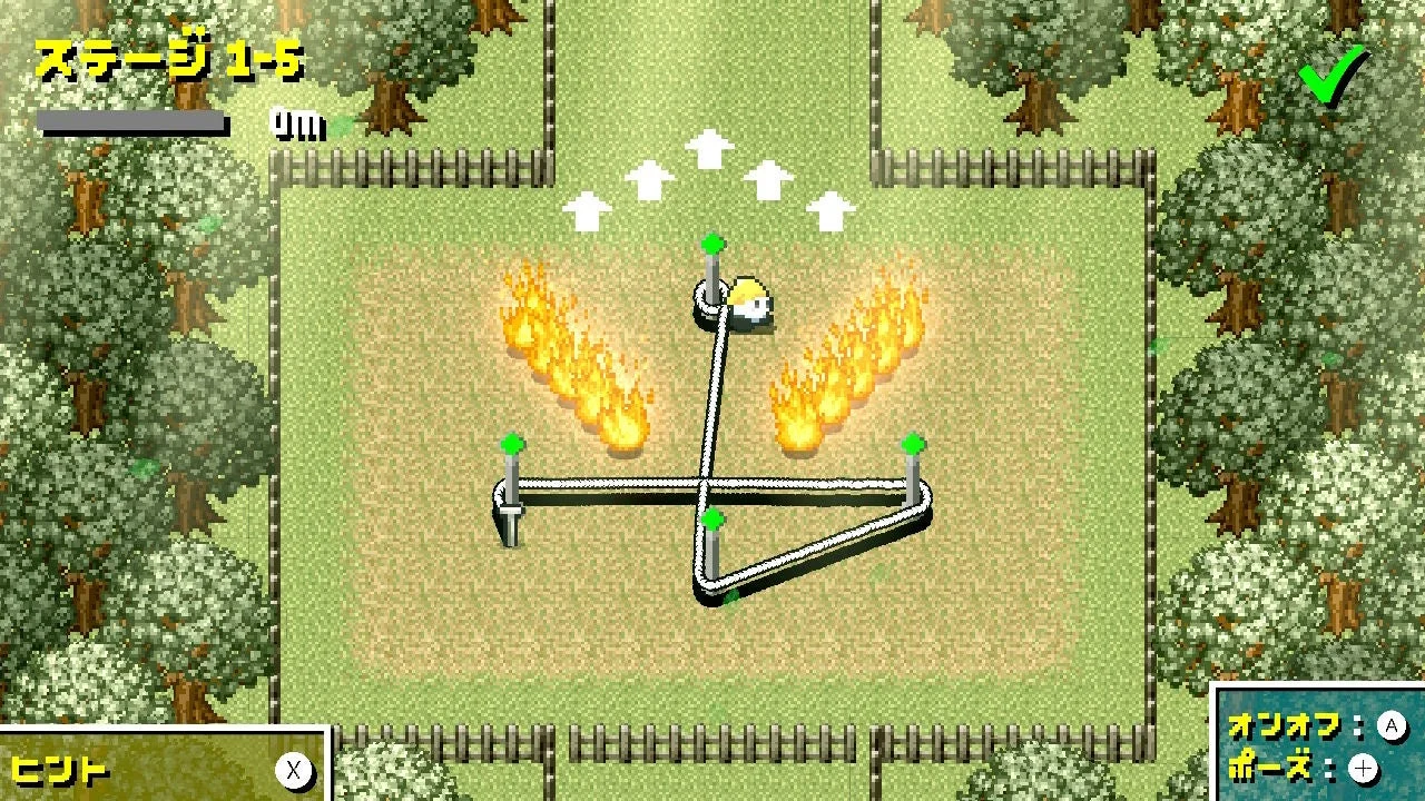 多様なギミックが用意されたゲームステージのマップ画面