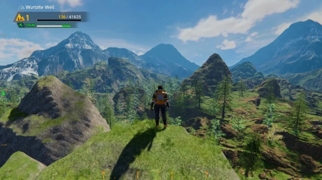 Brilliantcryptoの広大なフィールドでの採掘ゲーム画面