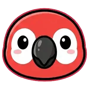 インコのキャラクターアイコン