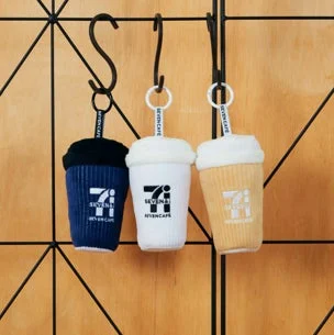 セブンカフェぬいぐるみチャーム3種