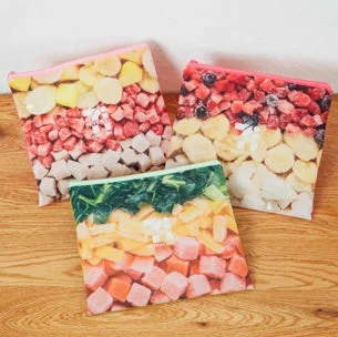 セブンカフェスムージーをイメージしたフラットポーチ3種