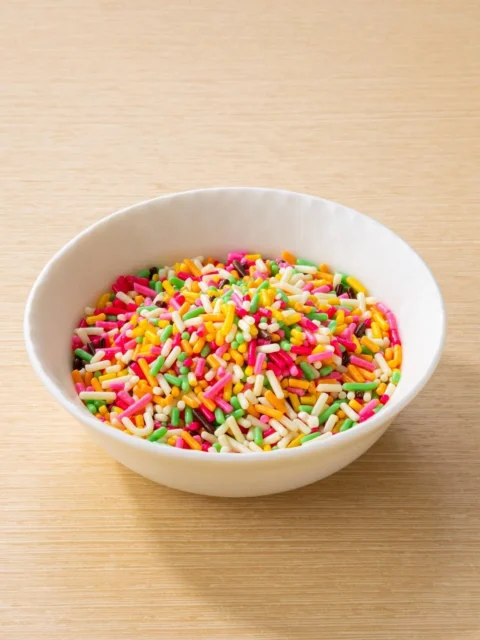 常設化されたカラフルなチョコスプレー