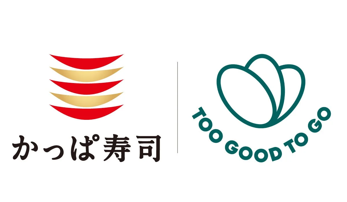 かっぱ寿司とToo Good To Goの連携ロゴ