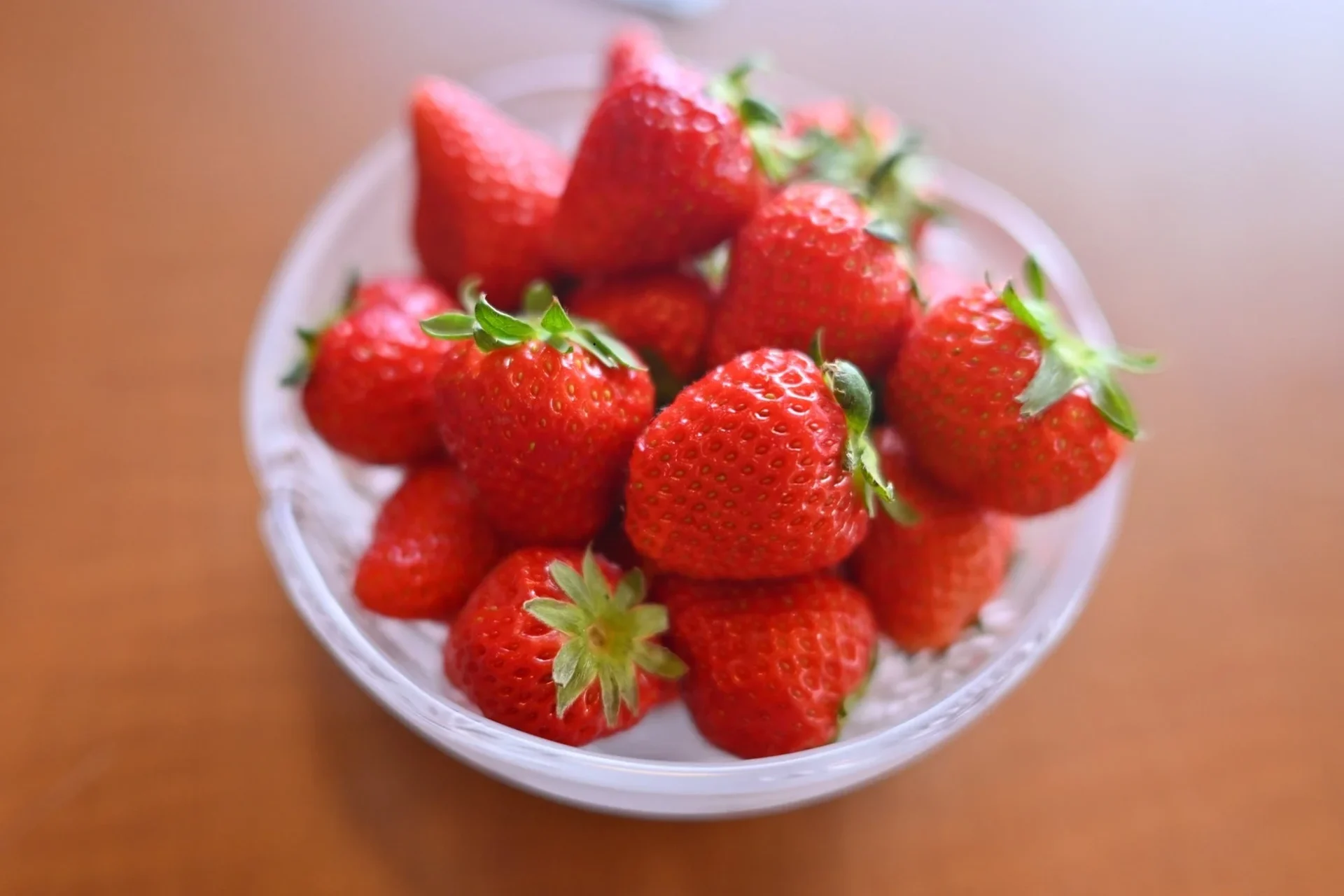 山盛りのフレッシュないちご