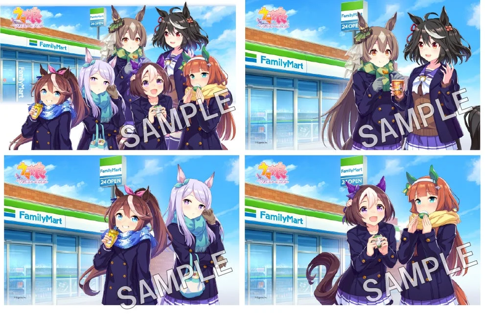 ウマ娘1周年キャンペーン描き下ろしブロマイド4種