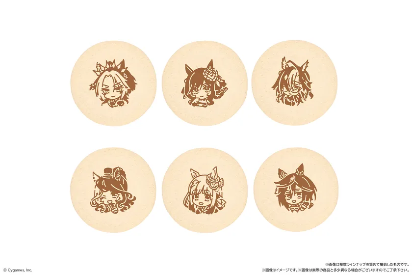 ウマ娘 プリティーダービー まんまる焼き3の焼き印デザイン全6種類