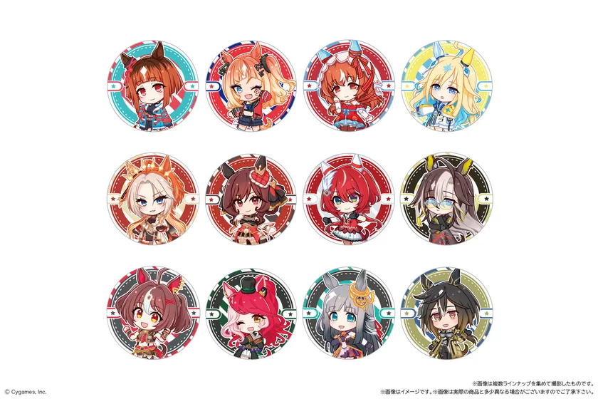 ウマ娘 プリティーダービー まんまる焼き3のオリジナルシール全12種類