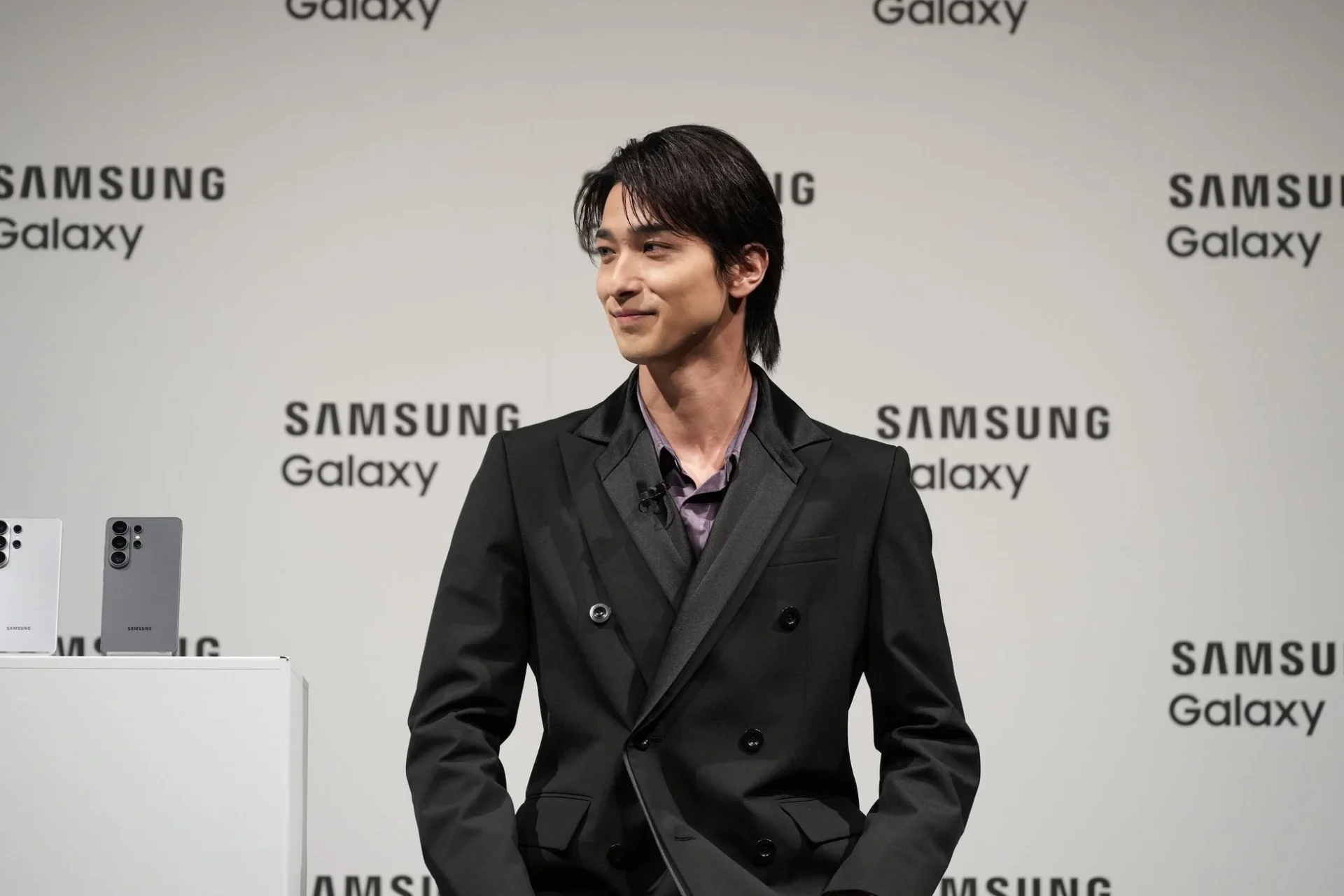 Samsung Galaxy S26シリーズ発表会で笑顔を見せる横浜流星さん
