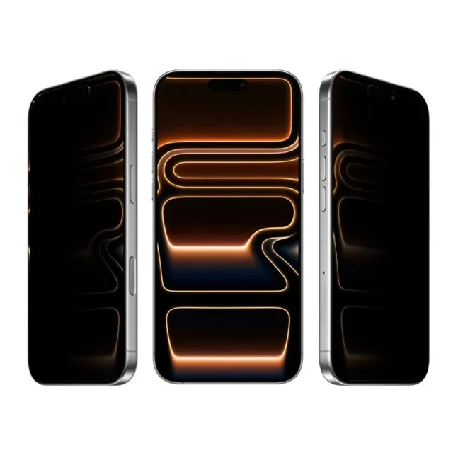 iPhone 17e覗き見防止フィルムの効果イメージ