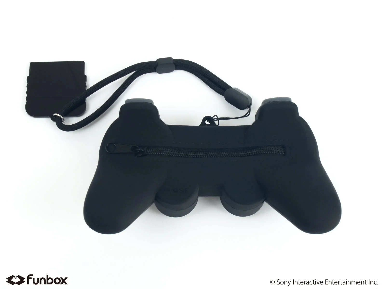 シリコーンポーチDUALSHOCKブラック 背面ファスナー