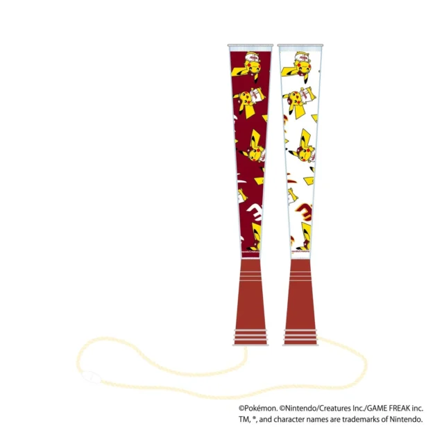 楽天イーグルスとピカチュウがデザインされた応援バット。