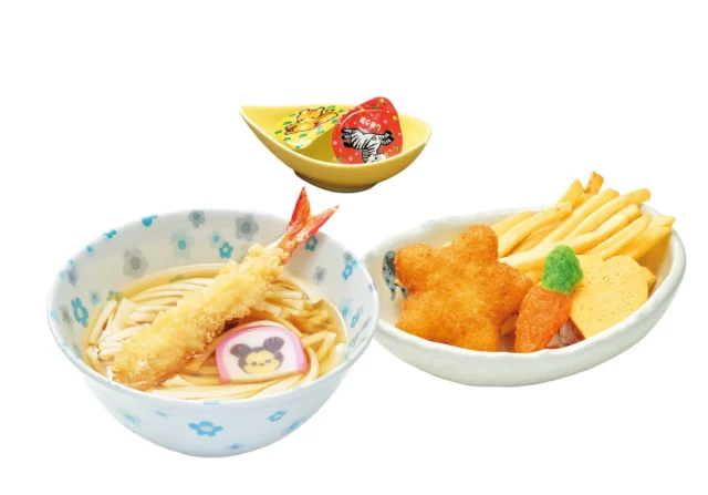 おこさまえびてんうどんセットとお子様プレート