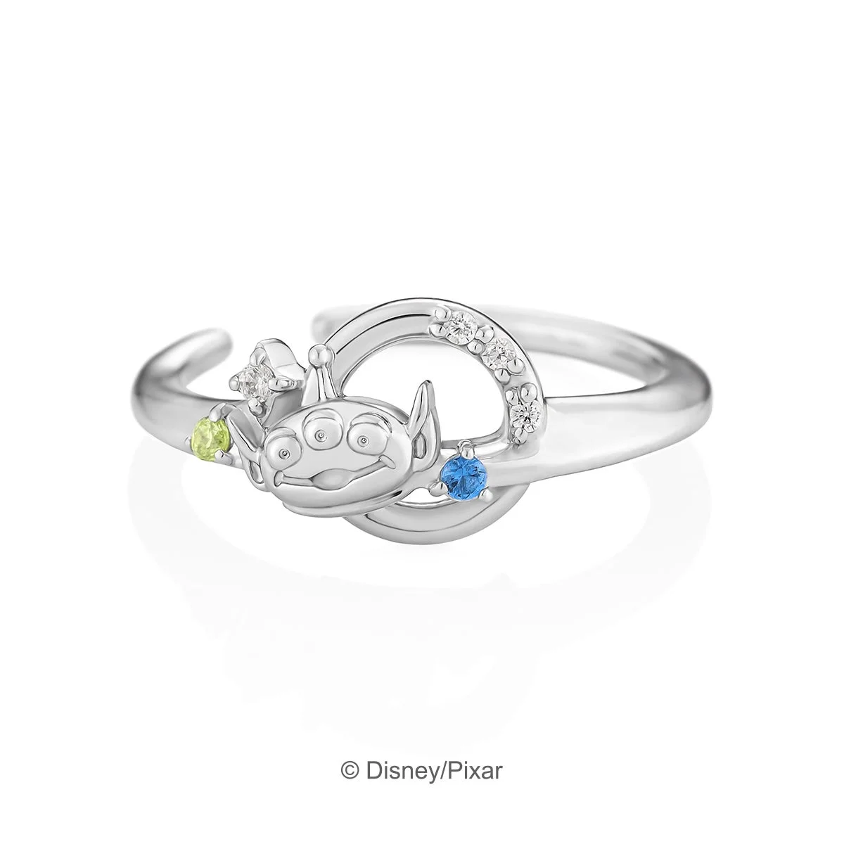 エイリアンモチーフのイヤーカフリング