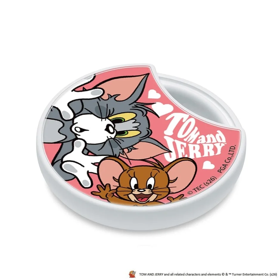 トムとジェリー(ピンク)紛失防止タグの本体