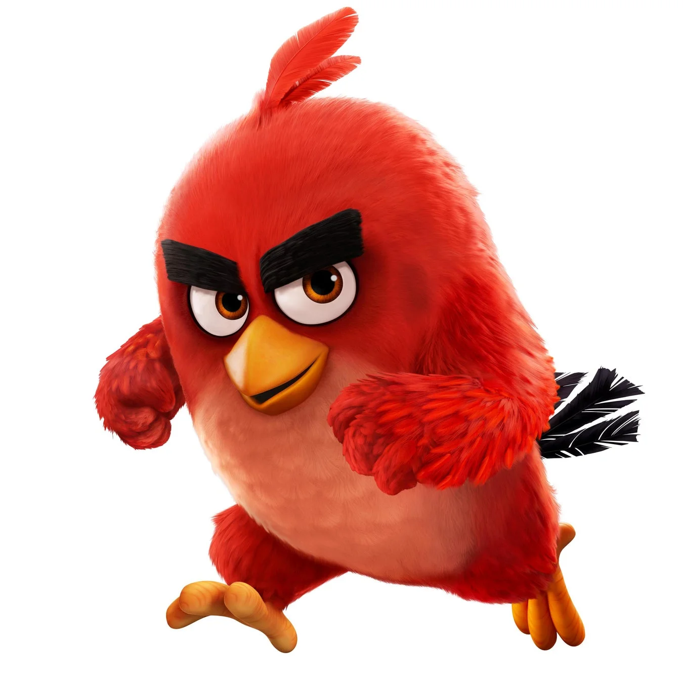 アングリーバードシリーズより参戦するコラボレーサー「レッド」のキャラクタービジュアル