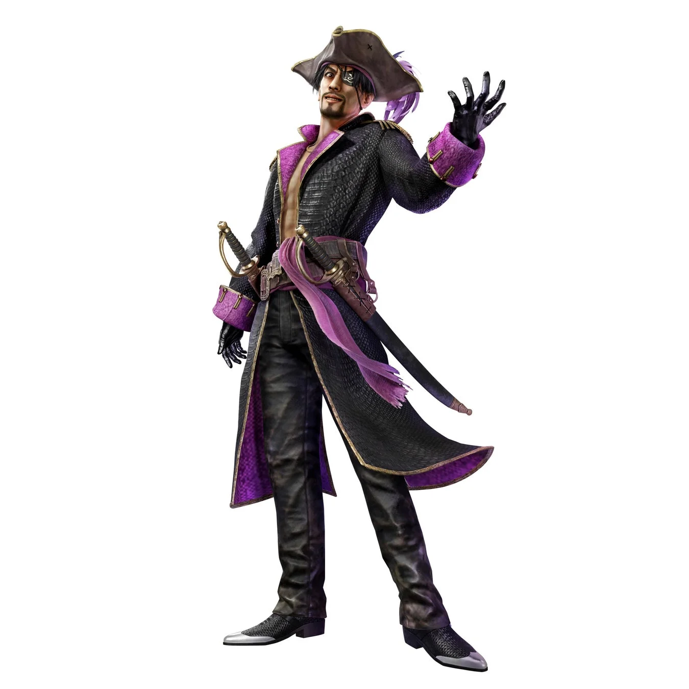 龍が如くシリーズより参戦するコラボレーサー「真島吾朗（キャプテン真島）」のキャラクタービジュアル